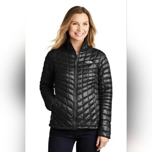 North Face Womens Thermoball Eco Puffer Jacket Black Size XL
